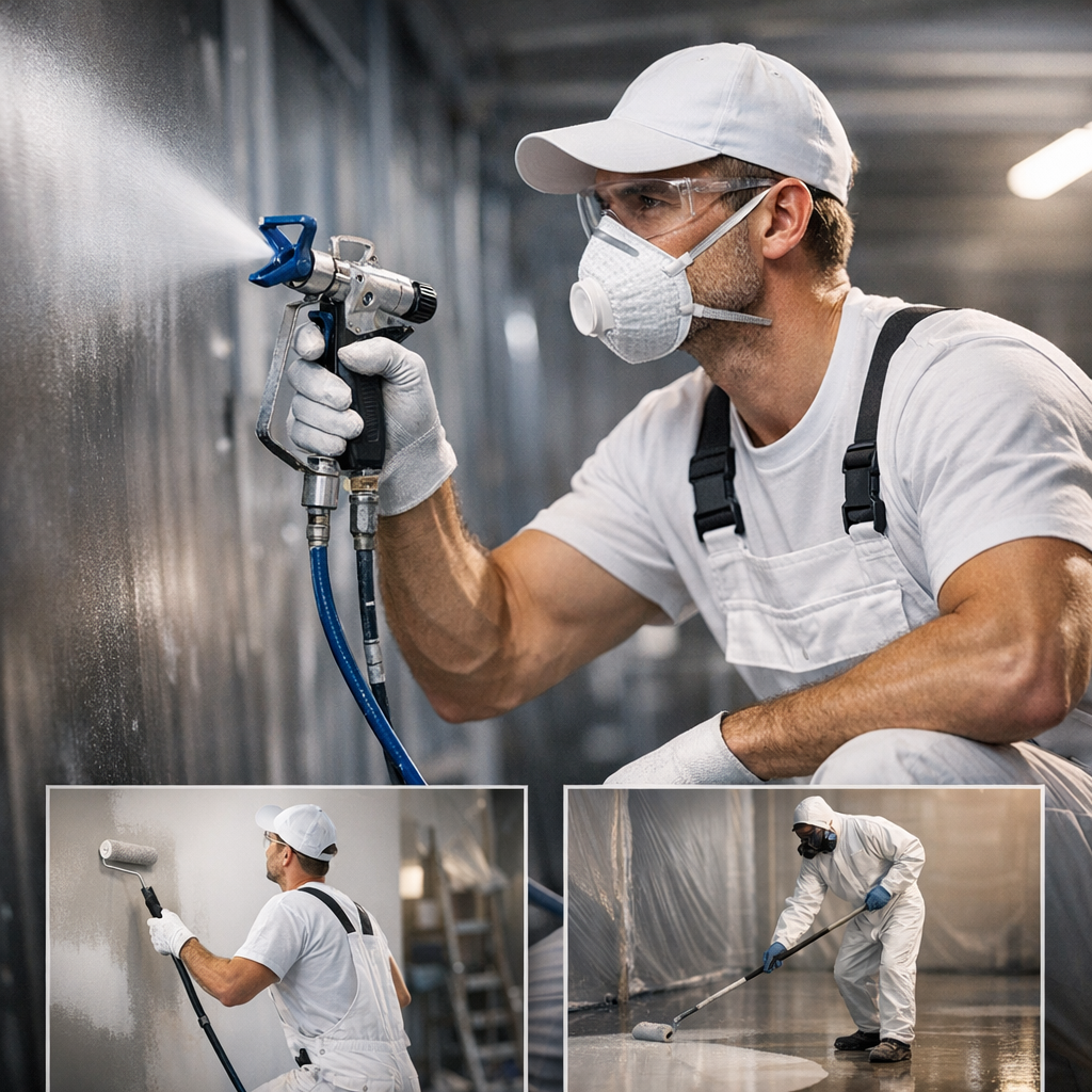 Painting & Coating Affiliate Program dashboard with commission earnings and referral stats